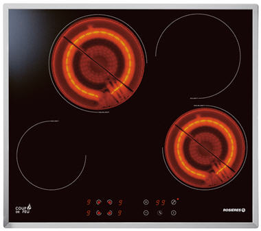 Table de cuisson - Les nouvelles plaques - Table vitrocéramique "Coup de  feu" - Rosières