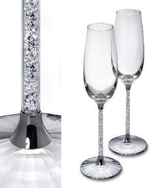 Comment choisir un champagne ? Les accessoires autour du champagne - Flûtes  - Cristal Swarovski