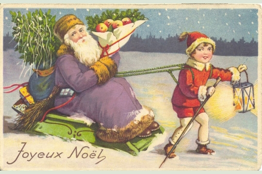 Un Joyeux Noël en 10 cartes anciennes - Cartes anciennes Joyeux Noël sur  L'Internaute Actualite