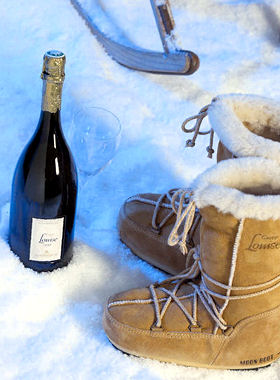 Le champagne en habits de fête - Cuvée Louise Moon Boots, Pommery