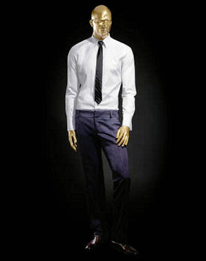 Roberto Cavalli pour H&M - Collection Homme - Chemise blanche et cravate en  soie